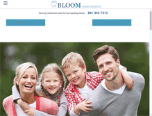 Tablet Screenshot of bloomfamilydentistry.com